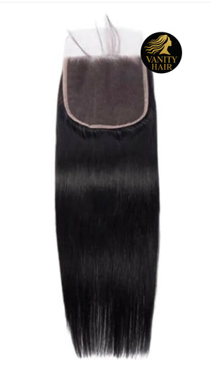 NATURAL STRAIGHT CLOSURE 5 X 5