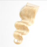 BLONDE CLOSURE DEEP WAVE 5 X 5